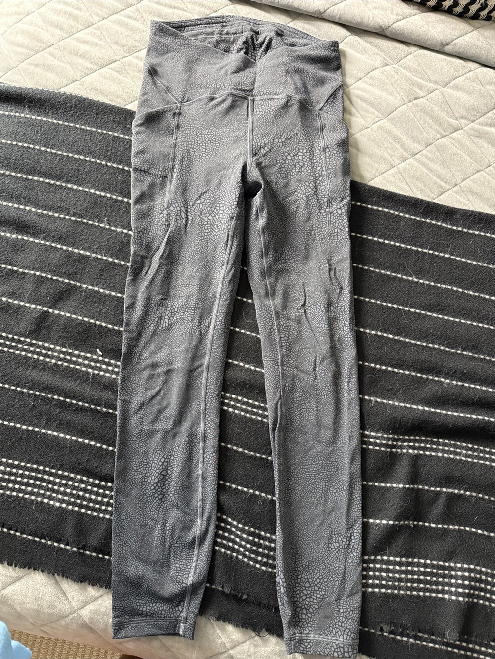 Lululemon grey Textured High-Waist Leggings